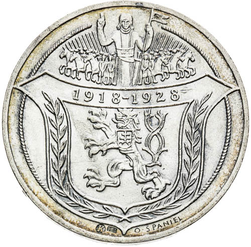 Stříbrná medaile 1928 - revers