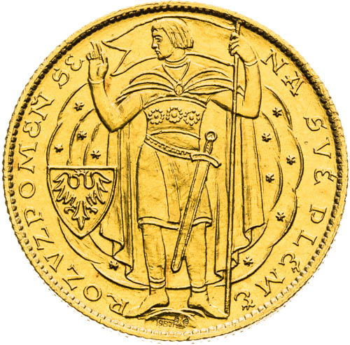 Zlatá medaile 1929 (3 Dukát) - avers