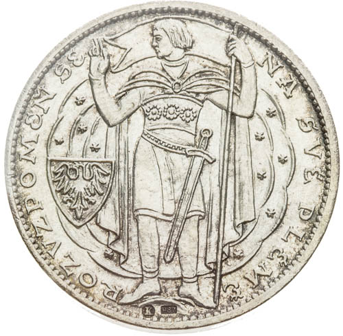 Stříbrná medaile 1929 - avers
