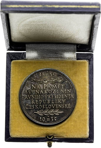Stříbrná medaile 1935 - revers