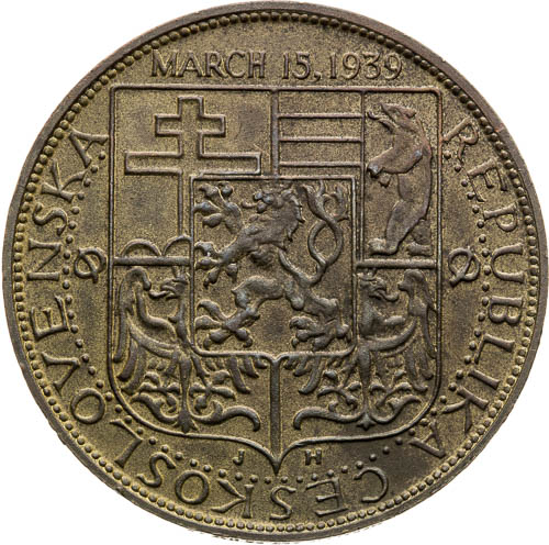 Medaile 1939 - revers