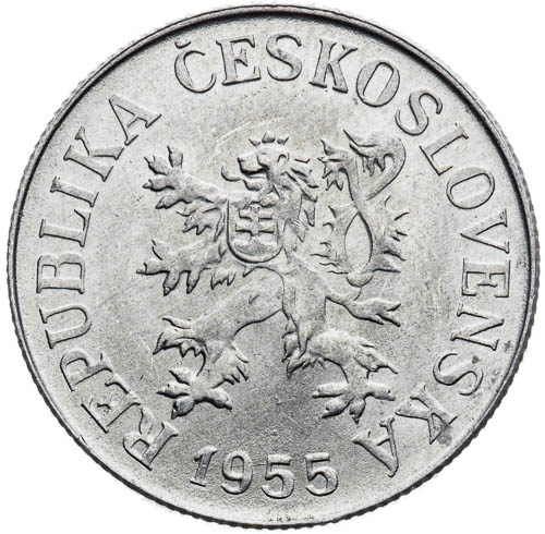 10 Haléř 1955 - avers