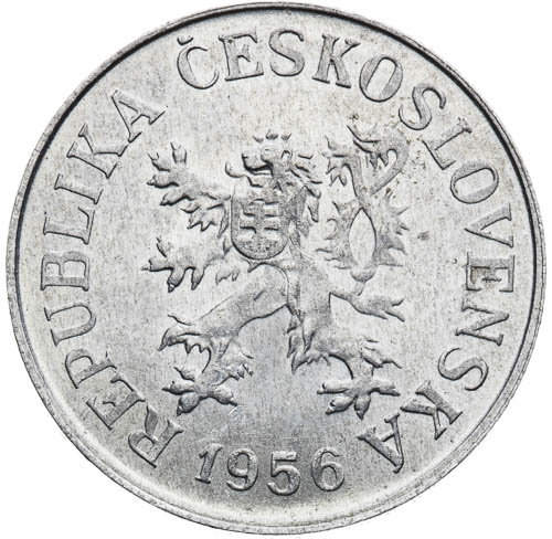 10 Haléř 1956 - avers