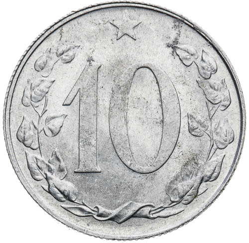 10 Haléř 1956 - revers