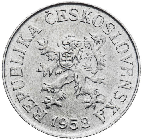 10 Haléř 1958 - avers