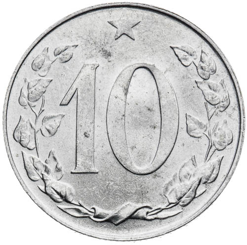 10 Haléř 1958 - revers
