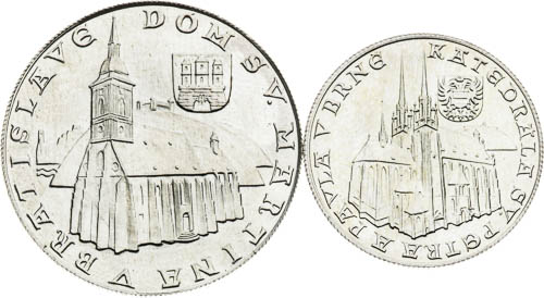 Stříbrné medaile 1973 (2 ks) - revers