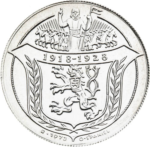 Stříbrná medaile 1928/1973 - revers
