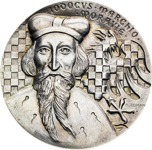 Stříbrná medaile 1977 - avers