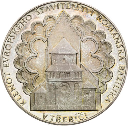 Stříbrná medaile 1987 - avers
