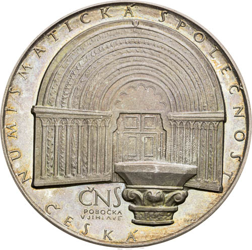 Stříbrná medaile 1987 - revers