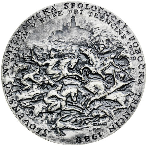 Stříbrná medaile 1988 - revers