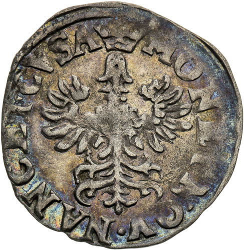 Double denier (1582–1608) - revers