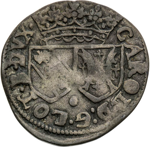 Double denier (1625–1675) - avers
