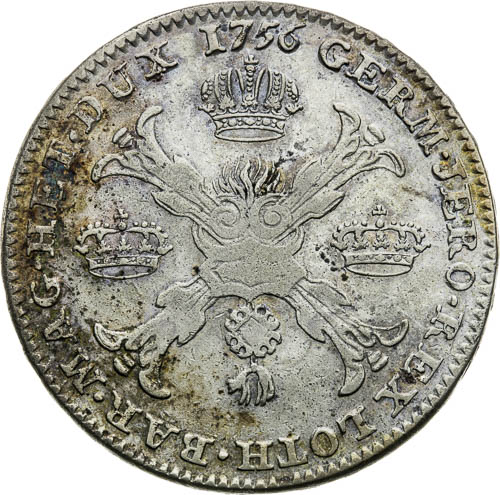 Thaler 1756 - back