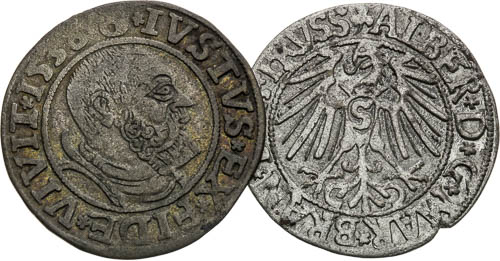 Groschen 153?, 1546 (2 pcs) - front