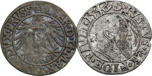 Groschen 153?, 1546 (2 pcs) - back