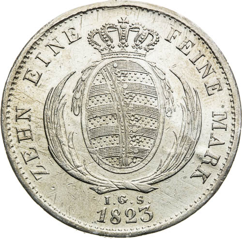 10 Mark 1823 - back