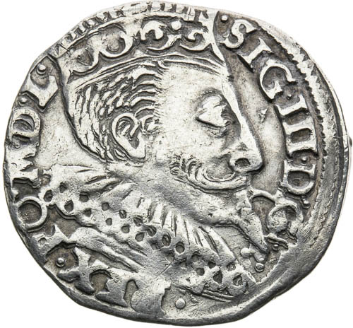 3 Groš 1596 - avers