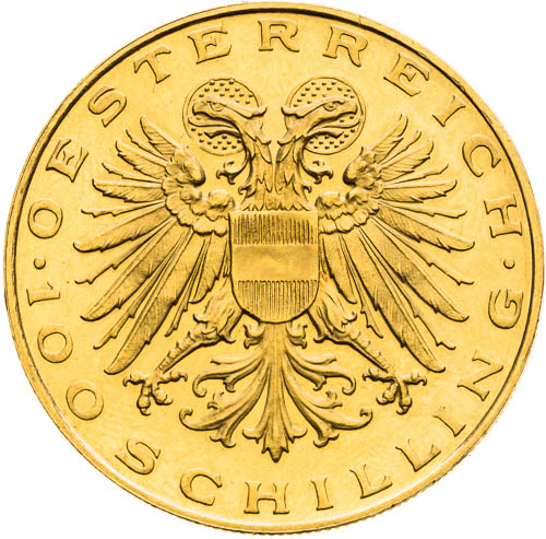 100 Šilink 1936 - revers