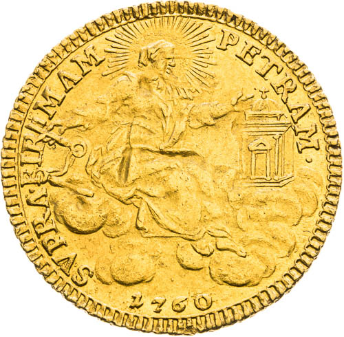 Dukát (Zecchino) 1760 - avers