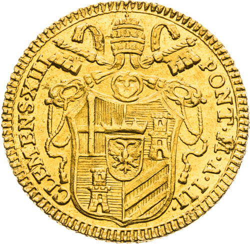 Dukát (Zecchino) 1760 - revers