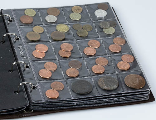 Coins and token (216 pcs) - back