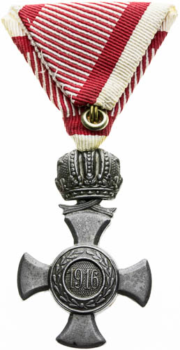 Záslužný kříž, železný s korunou - revers