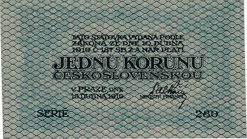 Koruna 1919 - front