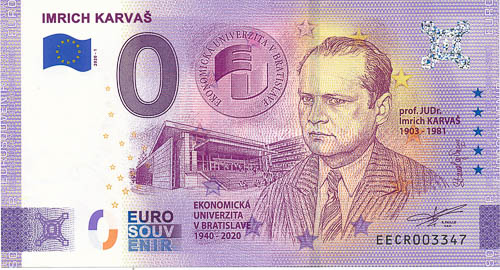 0 euro souvenír - avers