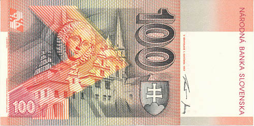 100 Koruna 1997 L - back