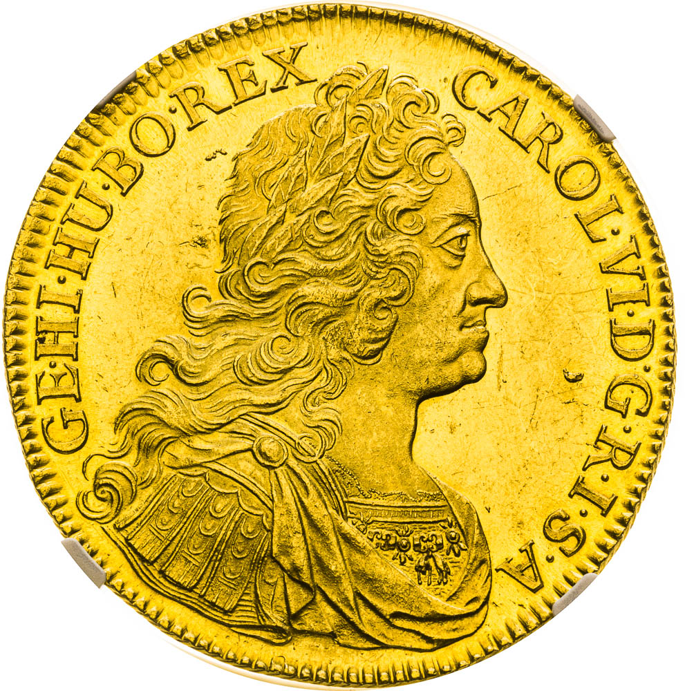6 Ducats 1732 - front