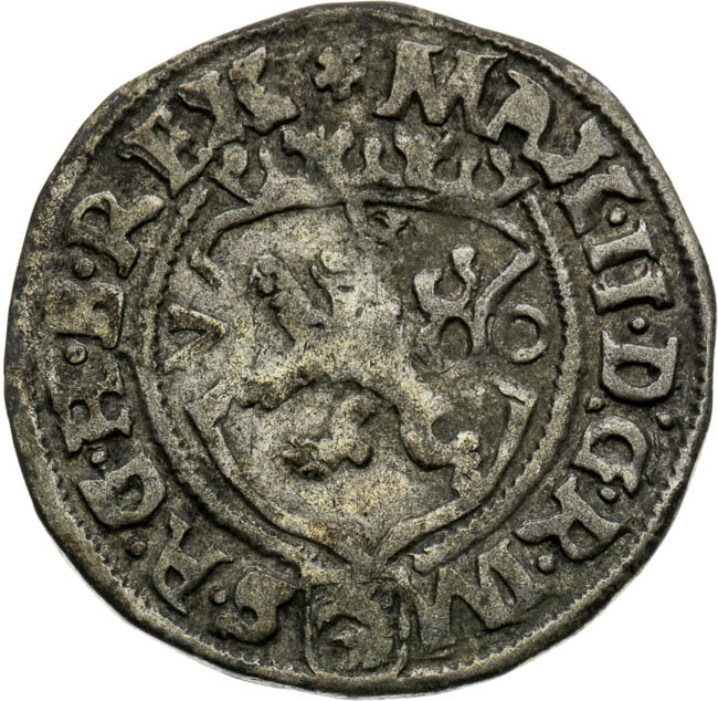 2 Krejcar 1570 - avers