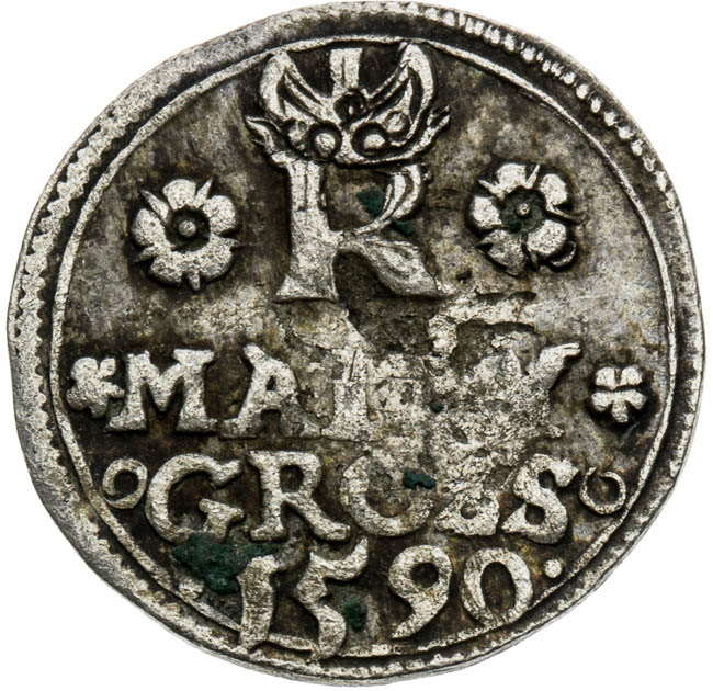 Malý groš 1590 - revers