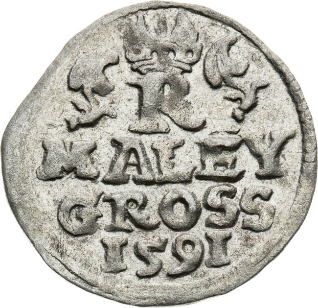 Malý groš 1591 - revers