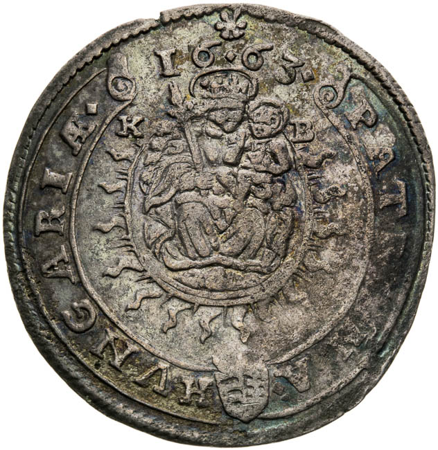 XV Krejcar 1663 - revers