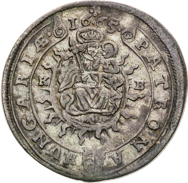 XV Kreutzer 1665 - back