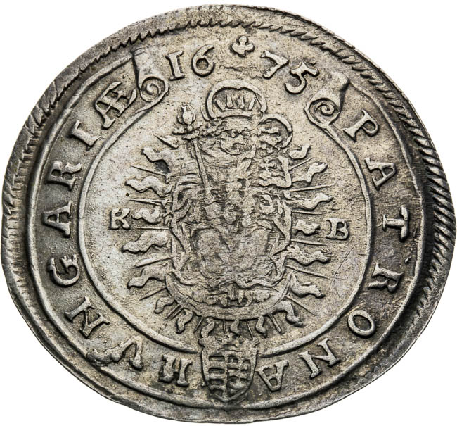 XV Kreutzer 1675 - back
