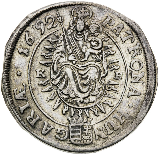 XV Kreutzer 1692 - back