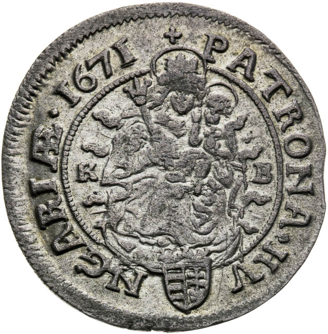 VI Grajciar 1671 - reverz