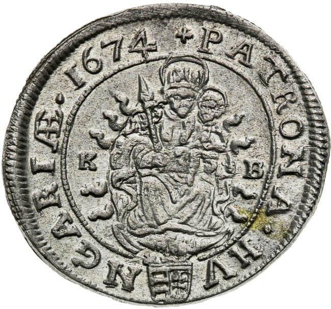 VI Grajciar 1674 - reverz