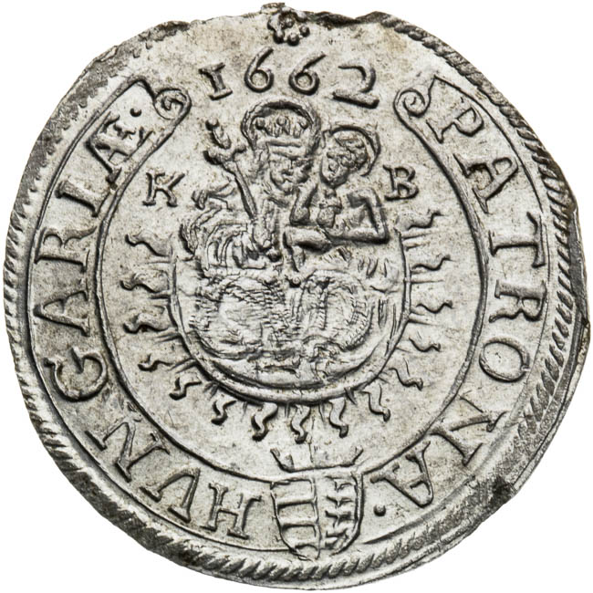 3 Krejcar 1662 - revers