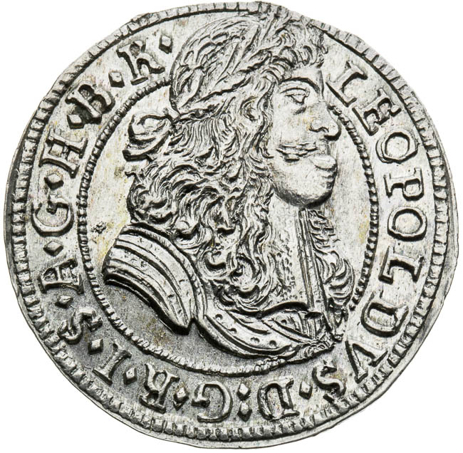 3 Krejcar 1686 - avers