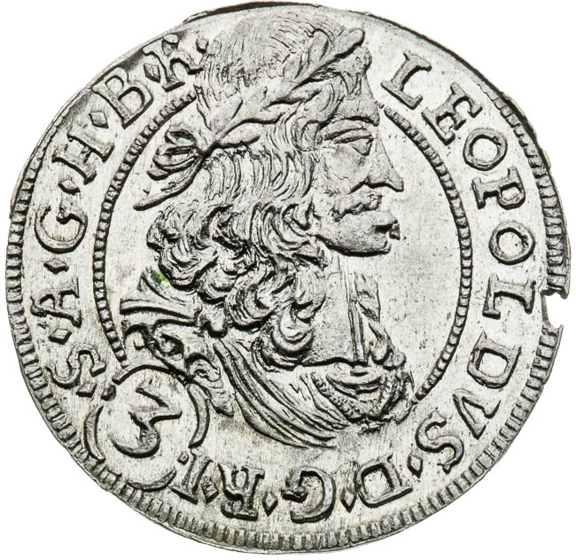 3 Krejcar 1693 - avers