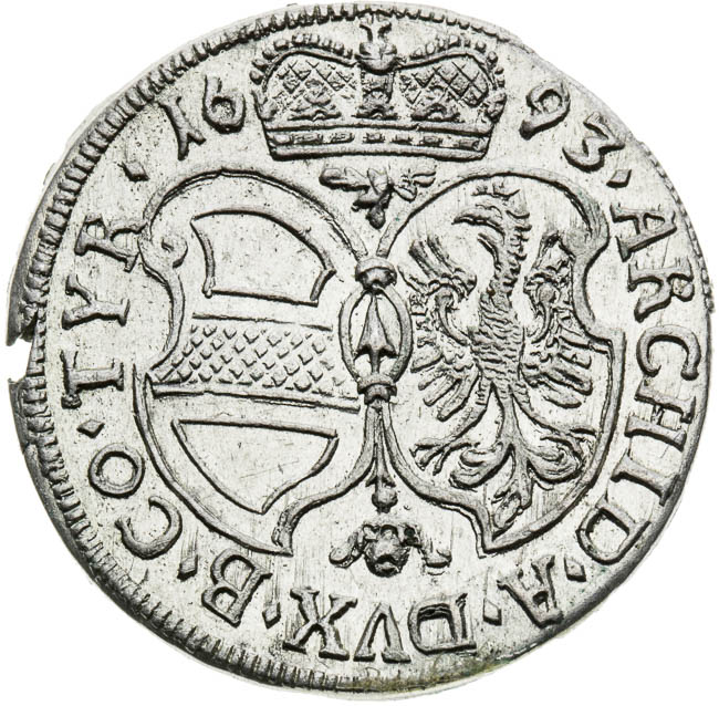 3 Krejcar 1693 - revers