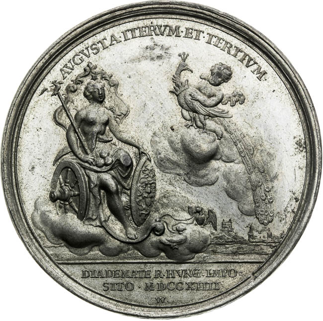 Medaila 1714 - revers