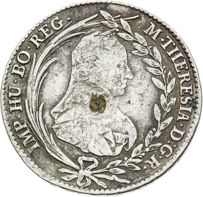 20 Krejcar 1765 - avers