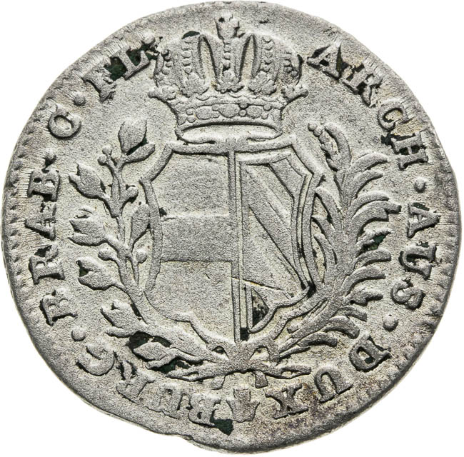 5 Sols 1754 - avers