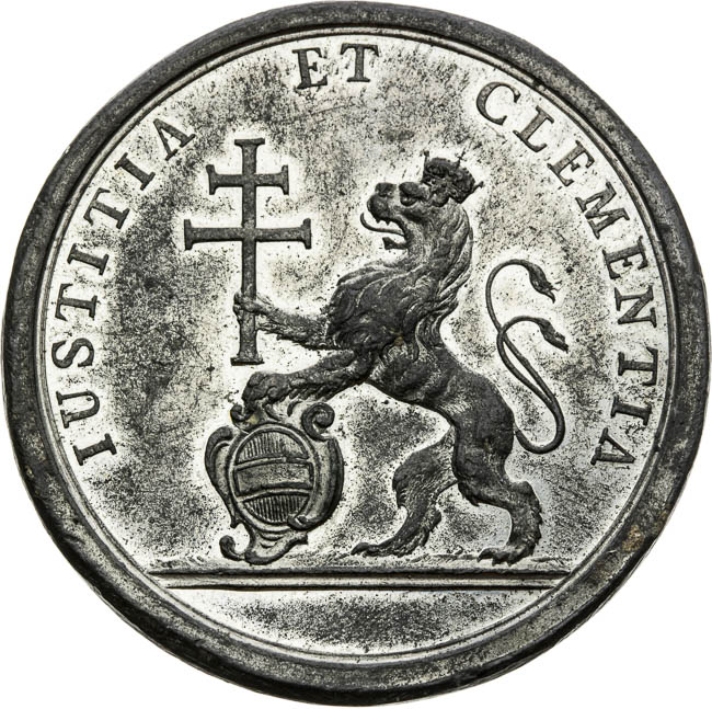 Medaile 1741 - revers
