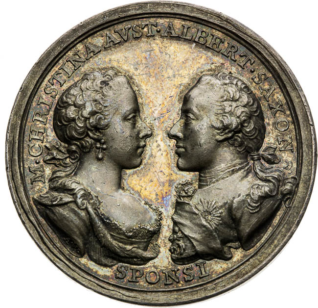 Strieborná medaila 1766 - averz